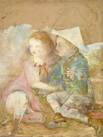 Ohne Titel (Zwei Kinder), 1934